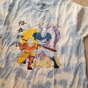 Avatar Air Bender Tie Blue Tee